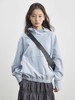 步履不停/5A15094C/针梭织连帽拼色卫衣 商品缩略图0