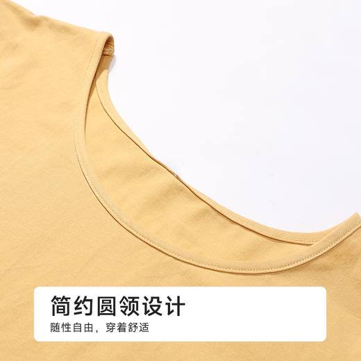 都市丽人女士棉质短袖套装薄TC拉架+梭织人棉生活家居短袖类LHH2C6 商品图4