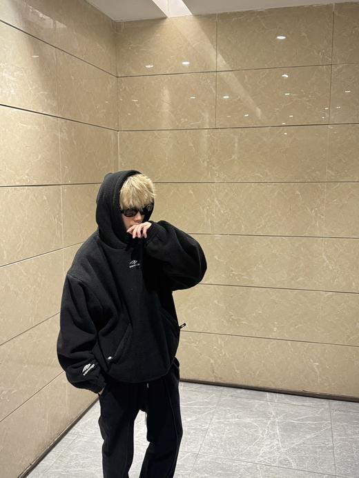 BLCG 24fw skiwear系列 双面羊羔绒泰迪熊滑雪帽衫卫衣 商品图5