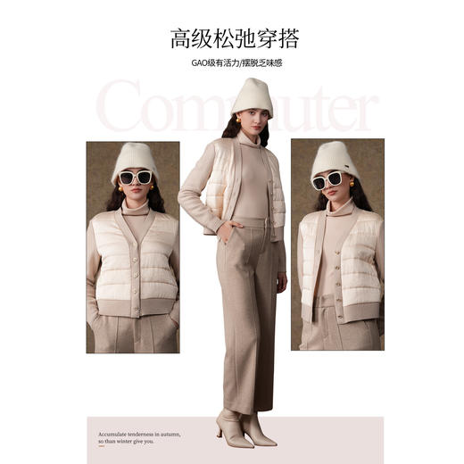 乔万尼高级感短外套拼接设计时尚短款EM3B371 商品图2