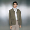 GXG男装 多色含羊毛简约基础休闲短大衣外套  冬季热卖气质大衣 商品缩略图2