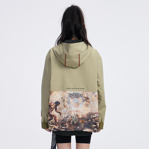 ONIARAI/鬼洗 后印象派油画花花世界防风夹克 A340013 商品图5