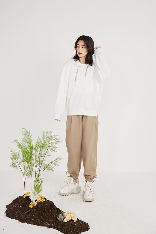 NUTS春季新品时尚宽松长裤女211073064 商品图5