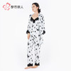 都市丽人女士丝质三件套薄冰雪丝印花好睡好眠三件套LHH5A1 商品缩略图3