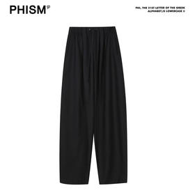 无腰头松紧休闲西裤