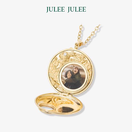 【梦幻爱丽丝】相片盒JULEE JULEE茱俪珠宝 18K黄金钻石相片盒吊坠 商品图2