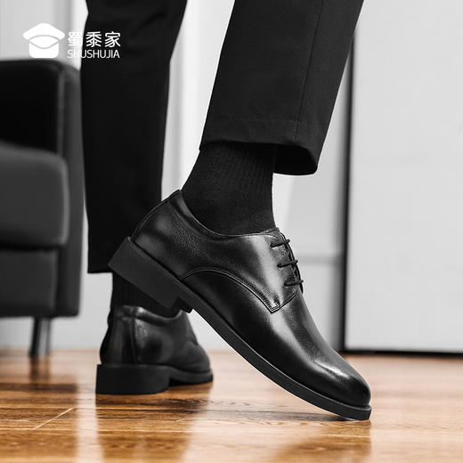 【经典系带皮鞋】商务正装皮鞋透气休闲通勤皮鞋XP406 商品图11