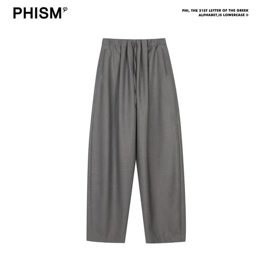 无腰头松紧休闲西裤 商品图0