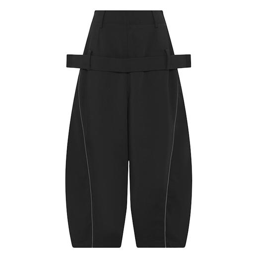 【2件9折】【Petit Bari】×PingsiZhou联名高腰九分裤简约设计感 商品图0