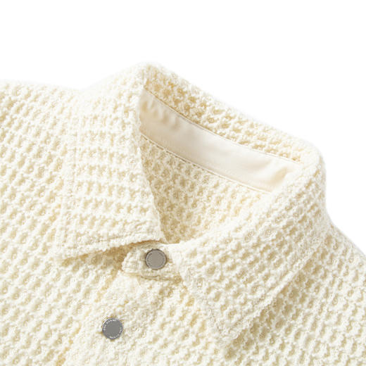 GXG男装 双色质感短大衣外套GEX10638284 冬季热卖气质大衣 商品图3