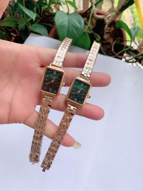 【情人节礼物】江疏影同款复古港风小巧精致英国小众皮带小方表ins风简约气质潮