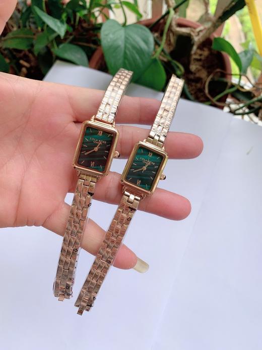 【情人节礼物】江疏影同款复古港风小巧精致英国小众皮带小方表ins风简约气质潮 商品图0