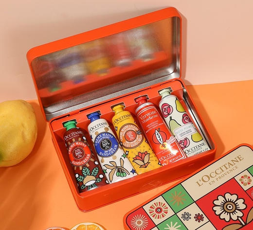 【情人节礼盒优选】L'OCCITANE欧舒丹24新款护手霜 铁盒五件套 商品图0