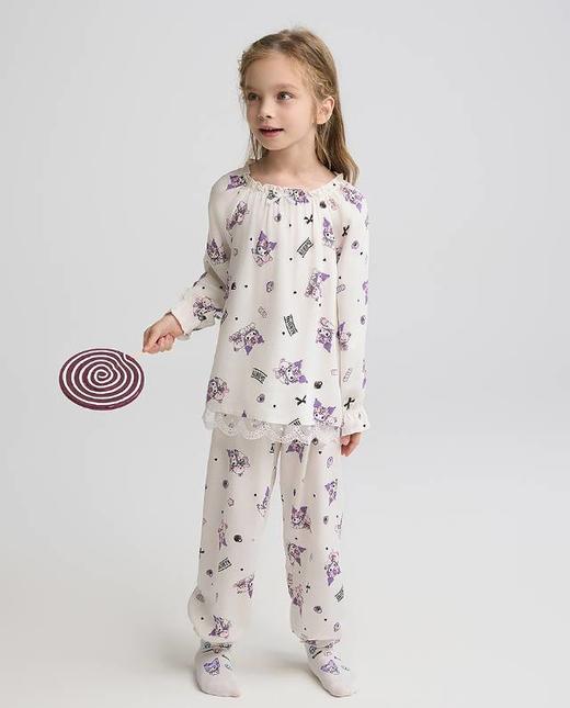 【春上新】8楼爱慕儿童Aimer Kids女孩酷洛米幻彩熊套头长袖家居AK141H211，吊牌价329元 商品图1