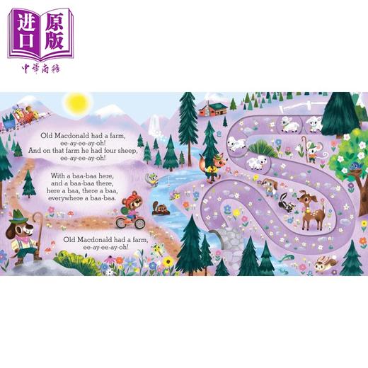 【中商原版】卡米拉·里德 老麦当劳农场的农场 Old Macdonald had a Farm 英文原版 幼儿纸板书 童谣计数书 亲子绘本低幼童书 商品图4