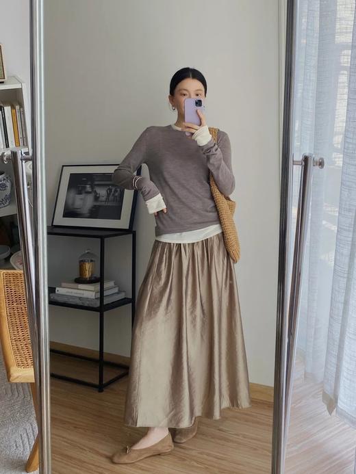 【高品质私服】【CC假两件拼色长袖空气T恤】柔软有筋骨 贴身越穿越亲肤G0997-CC【无标出货 介意慎拍】 商品图3