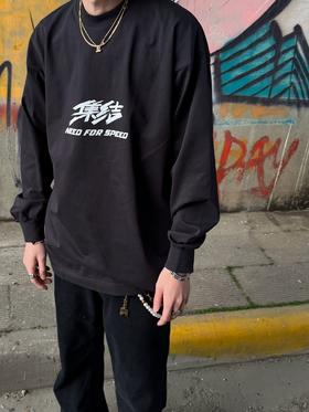 B家 24fw极品飞车联名集结长袖tee