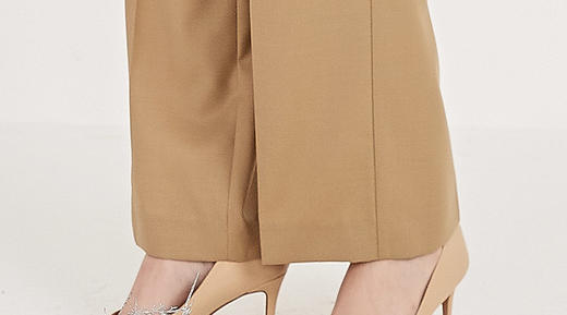 NUTS春季新品时尚休闲阔腿纯色长裤女211073007B 商品图10