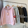 M系 2025云朵加厚保暖廓形宽松连帽落肩口袋纯色辣椒卫衣！ 商品缩略图4