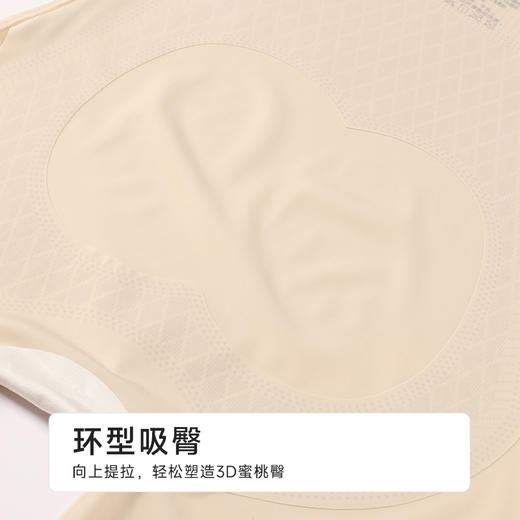 都市丽人三分裤薄锦纶收腹提臀安全裤LLH1C7 商品图5