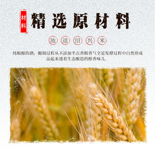 会稽山官旗  黄酒正宗绍兴老酒坛装雕王十年陈5斤半甜酒 商品图3