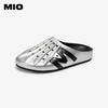 MIO米奥厚底包头拖鞋平跟舒适一脚蹬低帮休闲女凉鞋M252253232 商品缩略图1