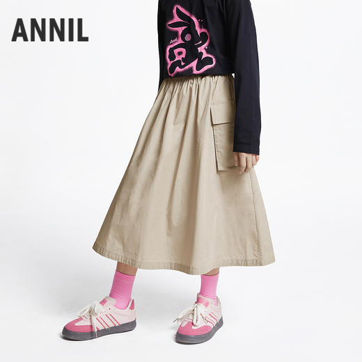 女童梭织半裙夏季新款安奈儿童装EG523039 商品图1