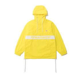 U17 Anorak 半拉链抽绳连帽风衣 明黄
