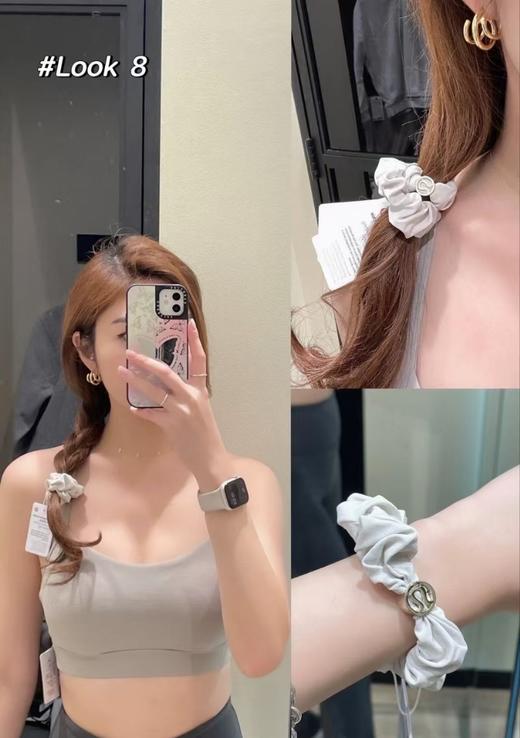 时尚圈的真香新宠lu Uplifting女士带徽标发圈 商品图0