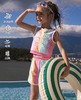 【春上新】8楼爱慕儿童Aimer Kids女孩3件装-缤纷彩虹背心短裤分身泳衣套装AK167H311，吊牌价480元 商品缩略图1