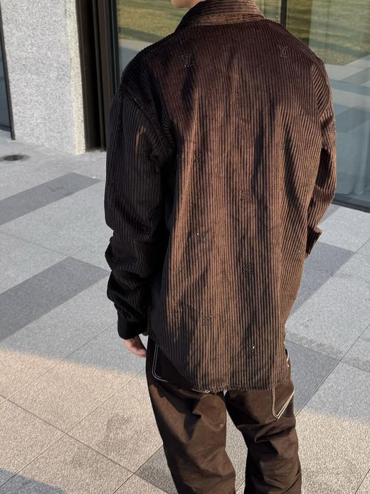 驴家 24fw菲董灯芯绒烫钻衬衫 商品图1