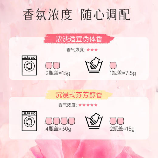 立白香维娅留香珠慵懒玫瑰180g洗衣香珠洗衣液伴侣除螨持久留香100天 100051148833 商品图6