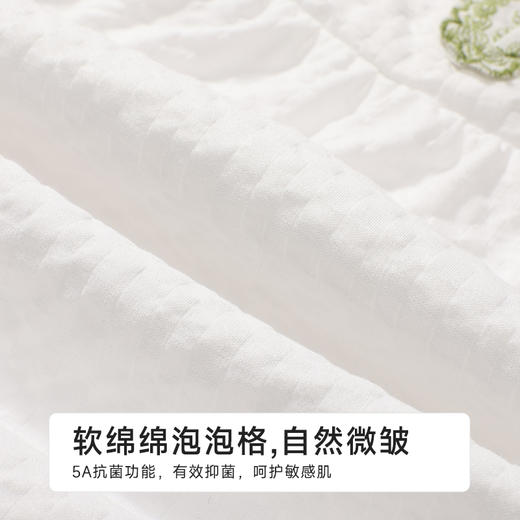 都市丽人女士软绵绵短袖套装薄软绵绵抽条好睡好眠袖类LHH2C9 商品图7