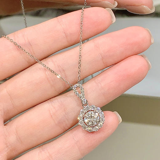 【爆闪莫桑钻】卡蒂罗/KADER 一见钟情 永恒之星项链 锁骨链 莫桑石轻奢小众简约设计高级感女生日常通勤百搭 商品图4