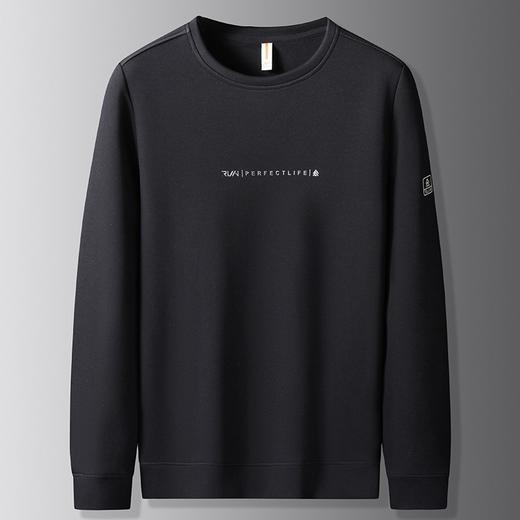 【新款DK】大依优型大码男装宽松休闲圆领卫衣棉质打底衫加肥加大码套头卫衣上衣男士 商品图1