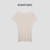 ROMI STUDIO【luxy系列】心头爱短袖针织上衣 内搭要配浅色 ME060 商品缩略图2