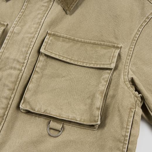 GOODBAI 星星撞色翻领工装口袋外套 商品图4