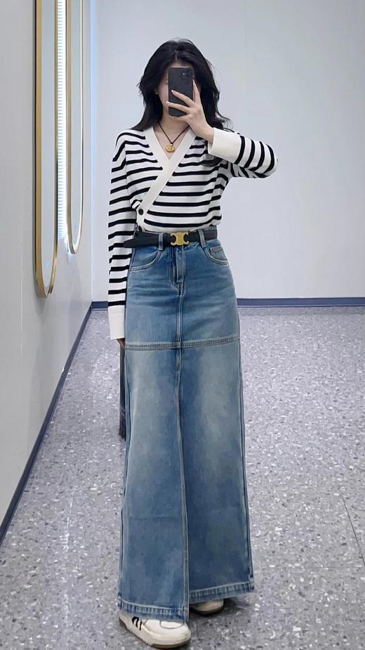 【高品质私服】【ED羊毛羊绒交叠V领条纹开衫】触感柔软细腻，弹性佳，穿着舒适G0751-CC【无标出货 介意慎拍】 商品图9