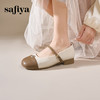 Safiya/索菲娅2025法式撞色一字带浅口通勤平底玛丽珍单鞋 SFD1111208 商品缩略图1