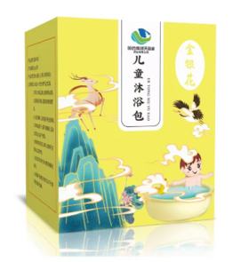 儿童沐浴包金银花