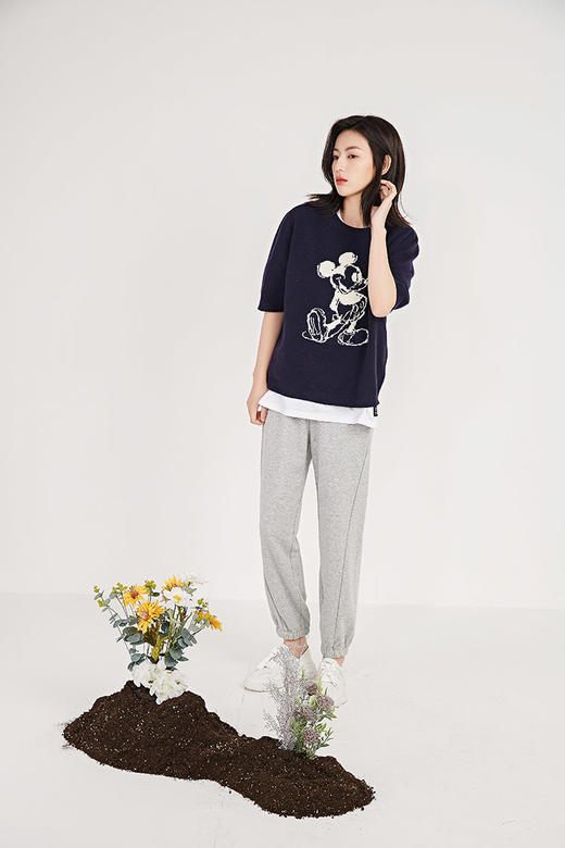 NUTS春季新款纯色时尚长裤女211073106 商品图7