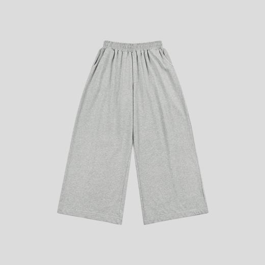 GOODBAI logo撞色印花收腰阔腿休闲卫裤 商品图3