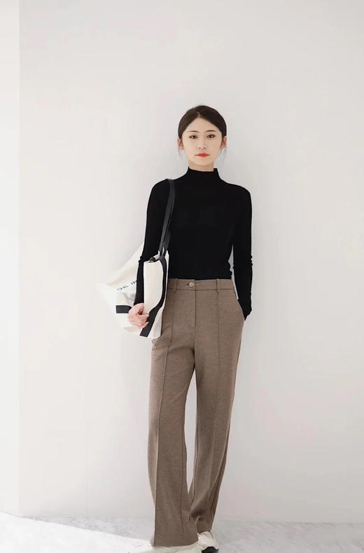 【高品质私服】【IC羊毛牦牛针织直筒裤】轻松修饰腿部线条，遮肉显瘦G1151-CC【无标出货 介意慎拍】 商品图9