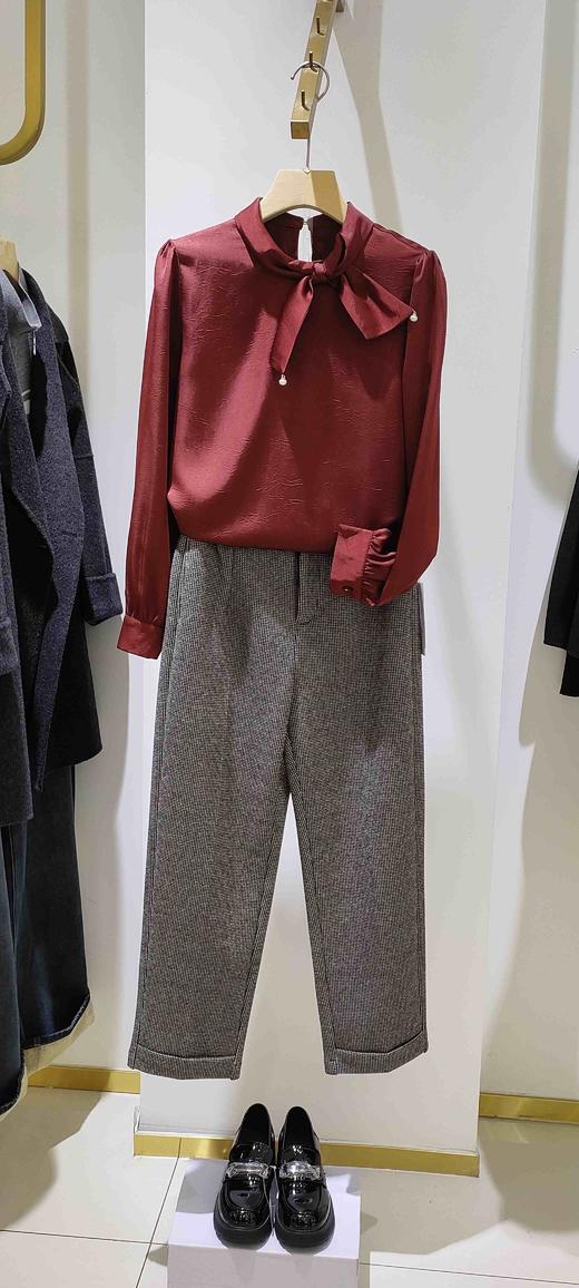 486017蝴蝶结套头衬衫 商品图9