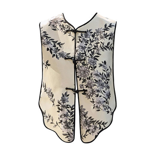 HRZMFS25202 新中式马甲2025春装新款女装国风马甲 商品图4