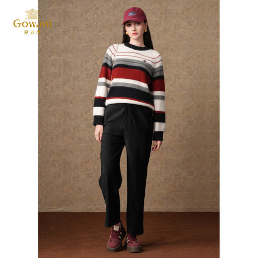 乔万尼直筒裤显瘦高级感休闲裤EM4F506 商品图1