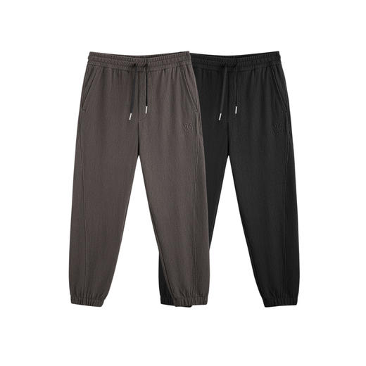 GXG男装 城市回溯系列双色肌理感宽松休闲收口长裤 
  秋季热卖 商品图4