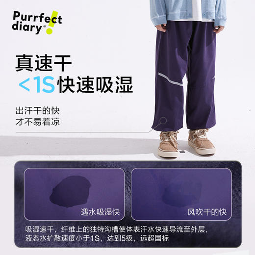 【速干】【咕噜日记】童装儿童速干裤男女童防晒裤子中大童运动束脚裤PCK2525 商品图2