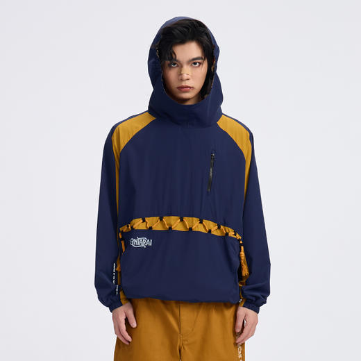 ONIARAI/鬼洗 和谐共处标语图腾撞色防紫外线套头衫 A240013 商品图3