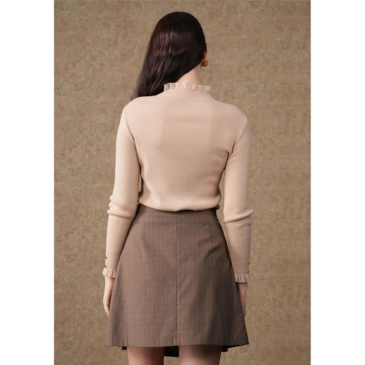 乔万尼冬新款羊毛针织衫保暖修身羊毛衫ET4M927 商品图4